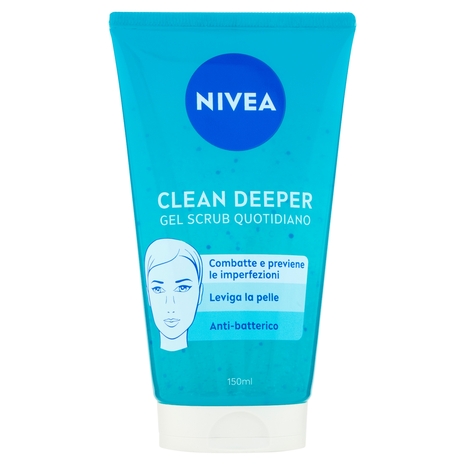 Nivea Clean Deeper Gel Scrub Quotidiano 150 ml